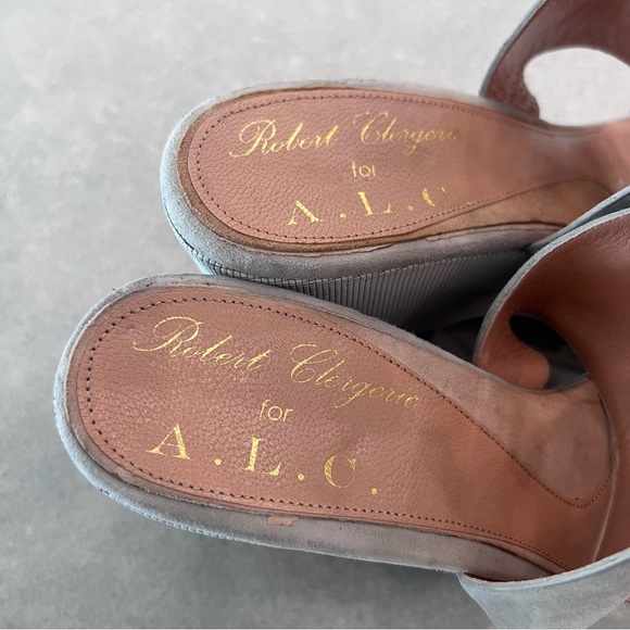 ROBERT CLERGERIE X A.L.C. suede platform sandal - Picture 7 of 10